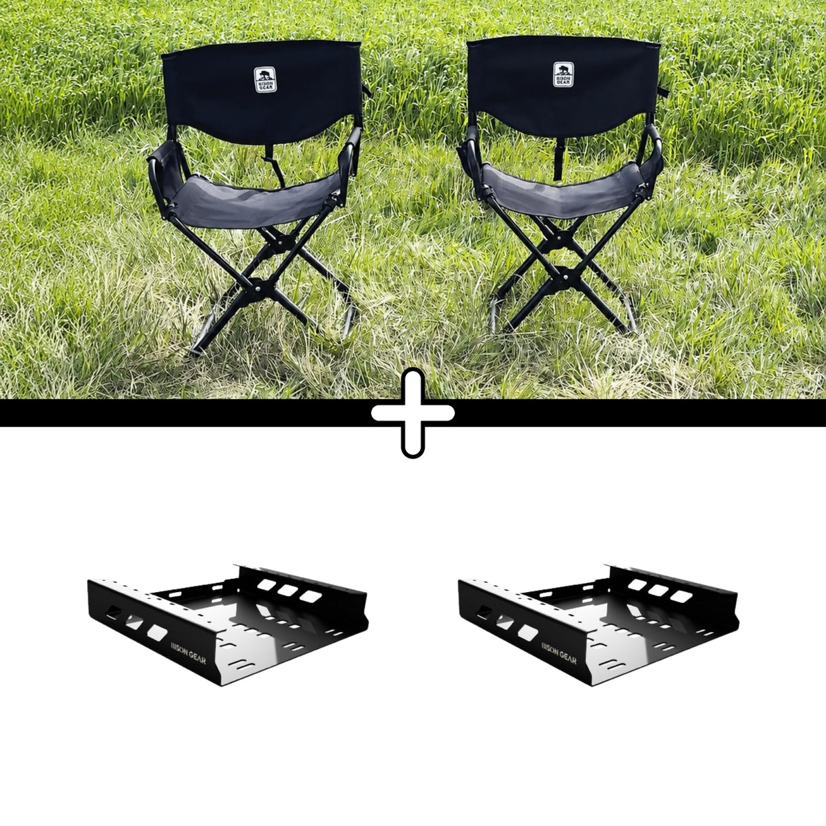 SET: 2 x ELK Stuhl + 2 x Stuhlaufbewahrung