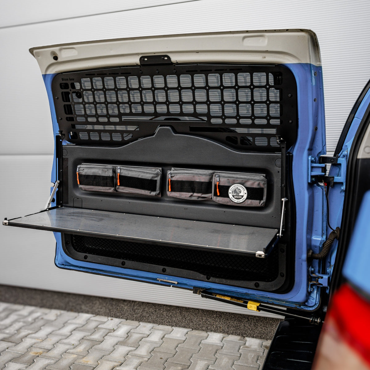 Heckscheiben-MOLLE-Paneel - FJ Cruiser-6-Bison Gear