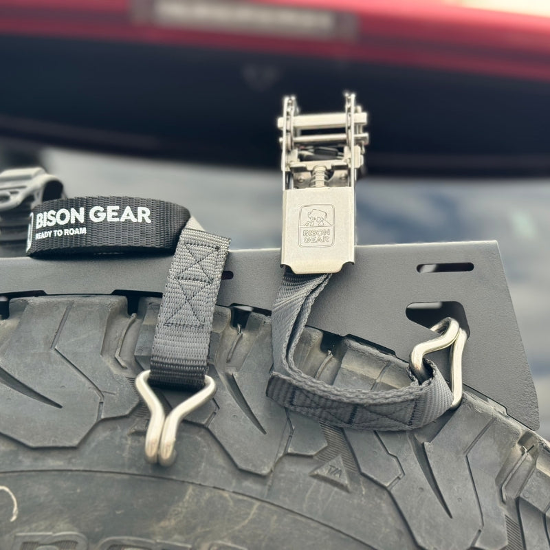 Bison Gear Edelstahlband für Universal-Radhalterung-4-Bison Gear