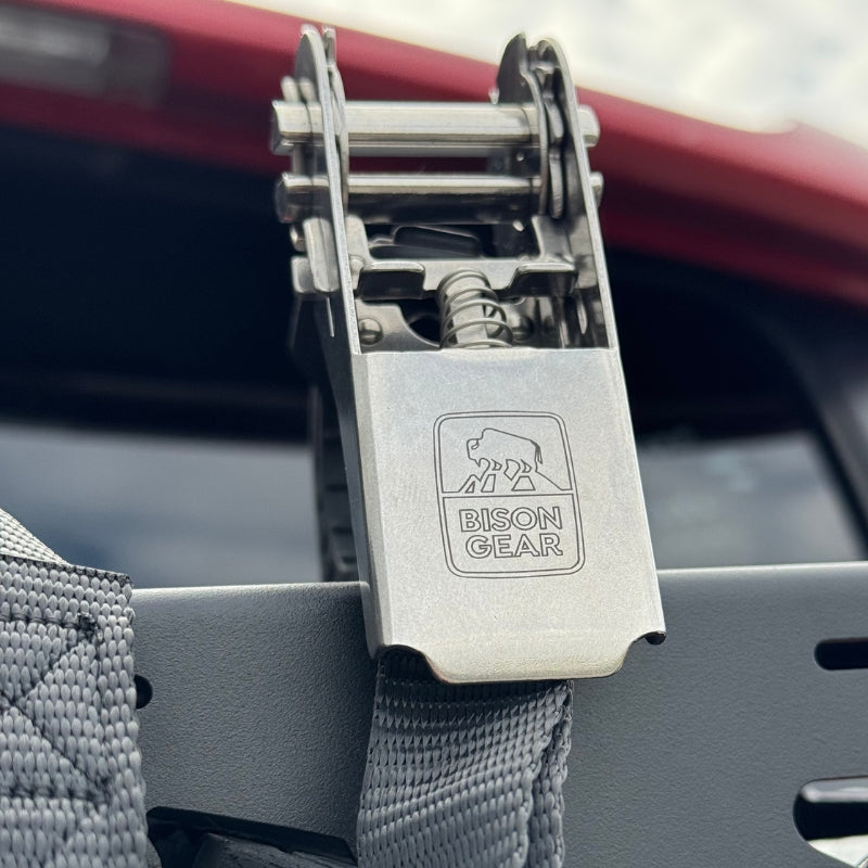 Bison Gear Edelstahlband für Universal-Radhalterung-7-Bison Gear
