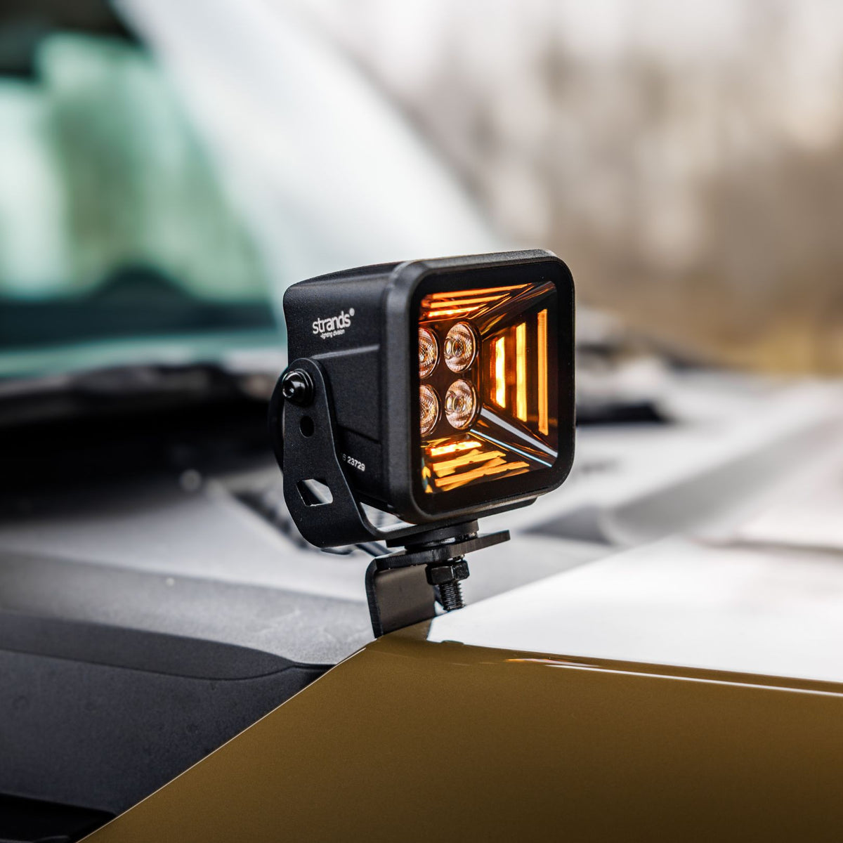 OUTLET: Dark Knight Fortex Arbeitsscheinwerfer 38W Amber-2-Bison Gear