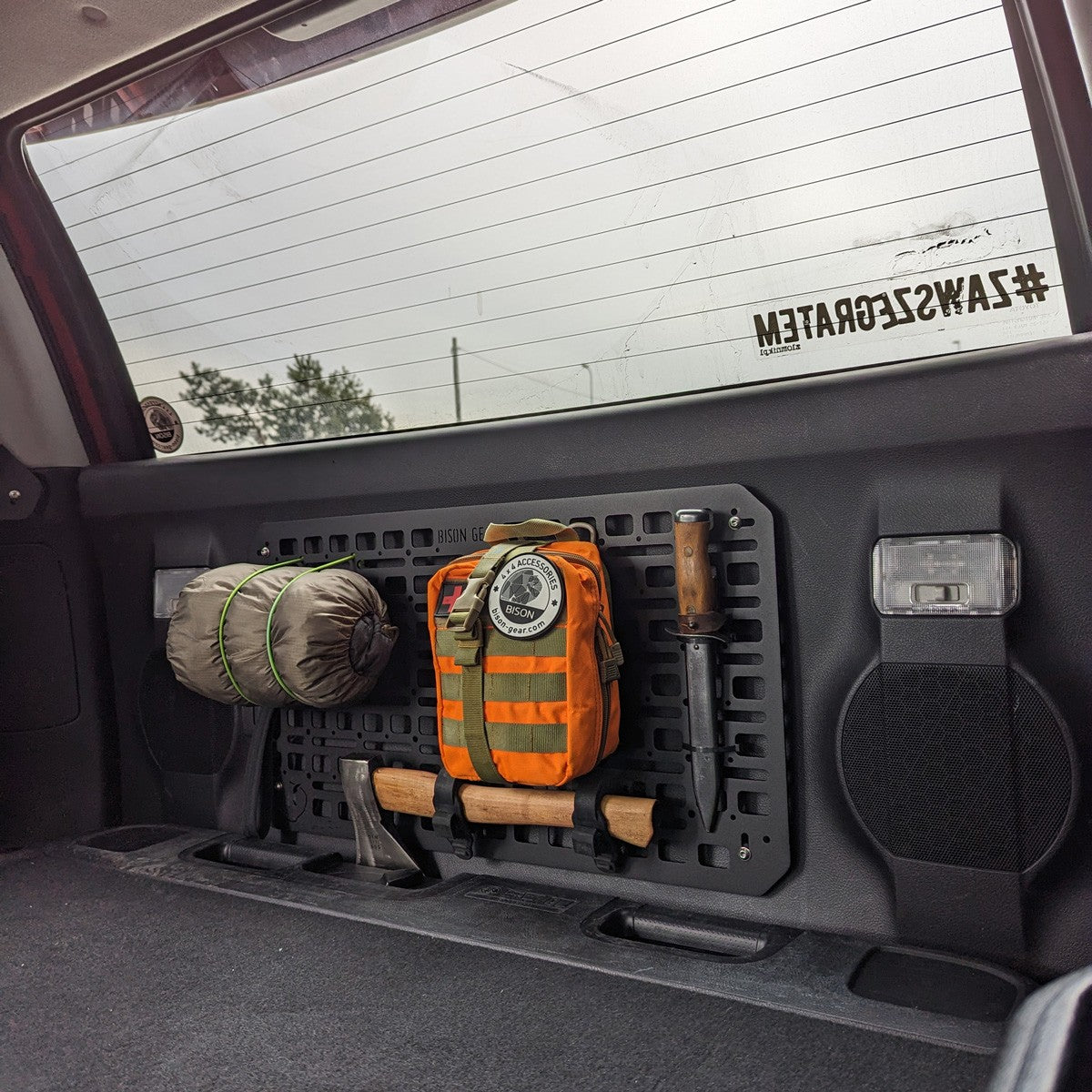 Heckklappen-MOLLE-Paneel - 4Runner 5. Gen-1-Bison Gear