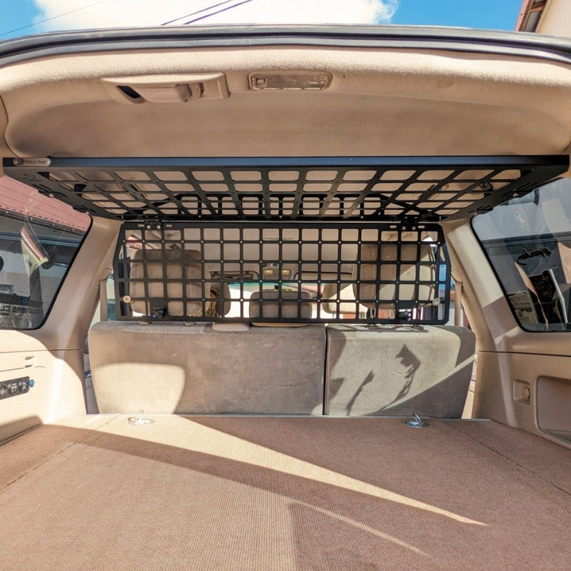SET: Roof Shelf + Laderaumtrenngitter - LC120/GX470-4-Bison Gear