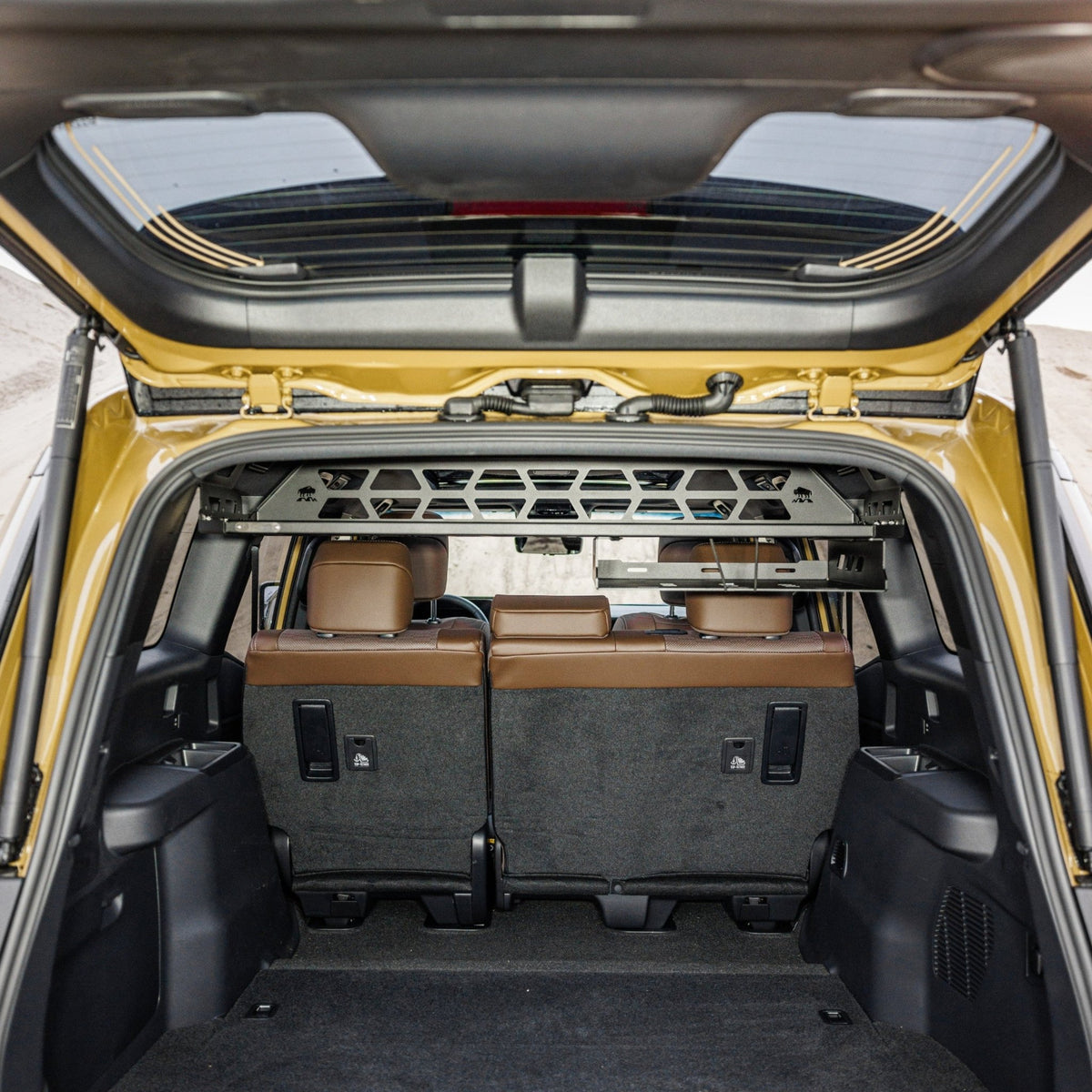 SET: Roof Shelf + Laderaumtrenngitter + Fach unter dem Roof Shelf - LC250/GX550-7-Bison Gear