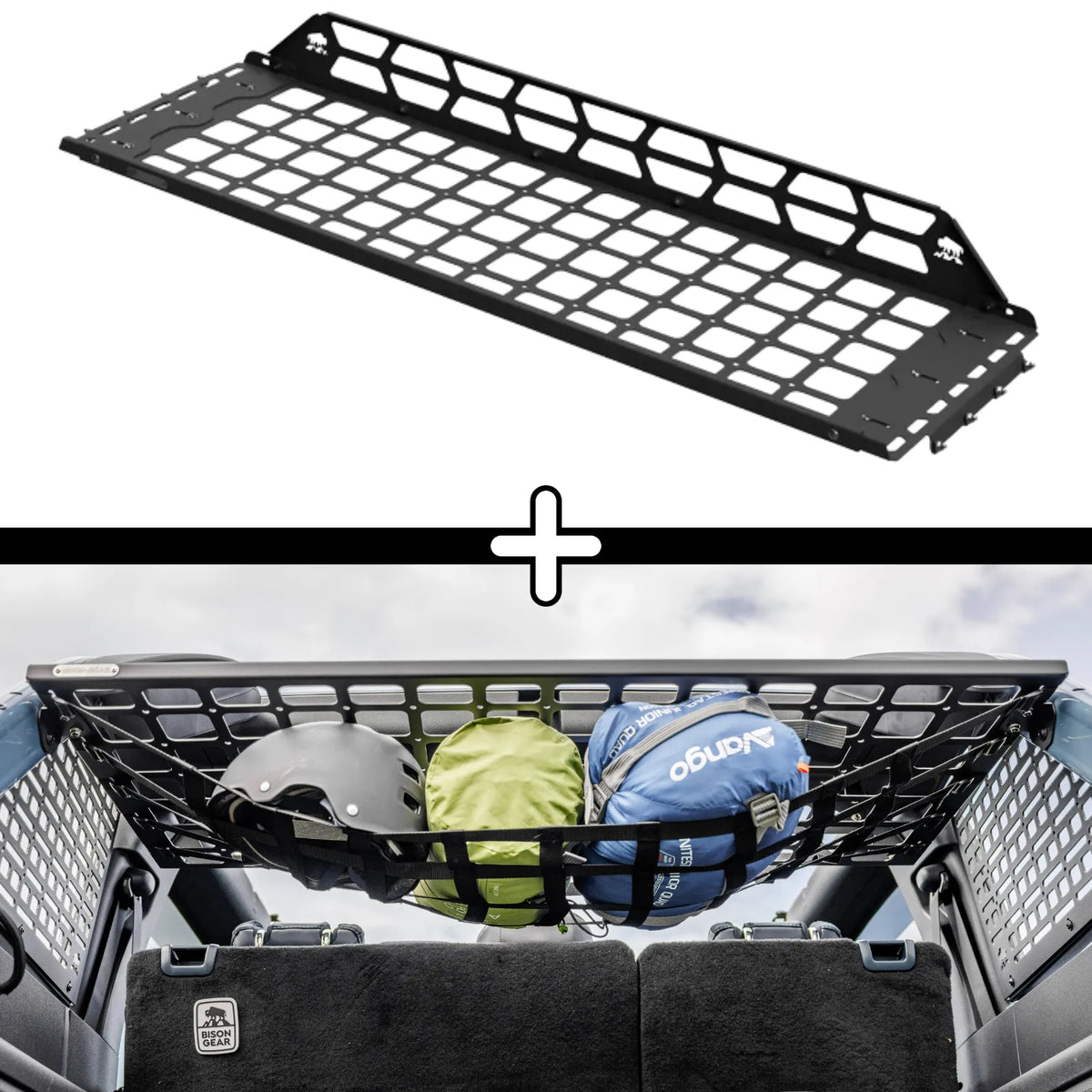 SET: Roof Shelf + Universal-Netz - 4Runner 6. Gen