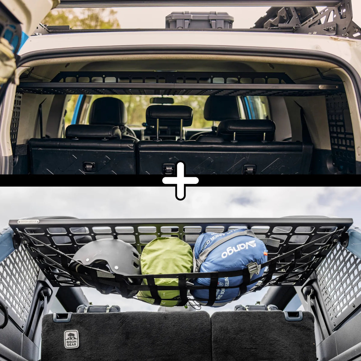 SET: Roof Shelf + Universal-Netz - FJ Cruiser