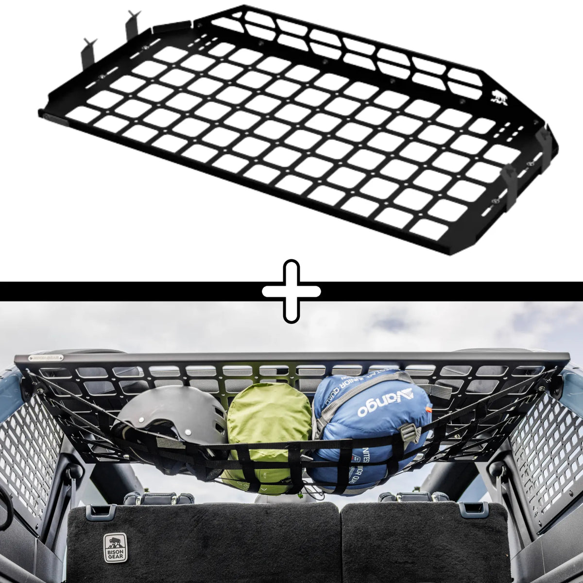SET: Roof Shelf + Universal-Netz - LC150/GX460
