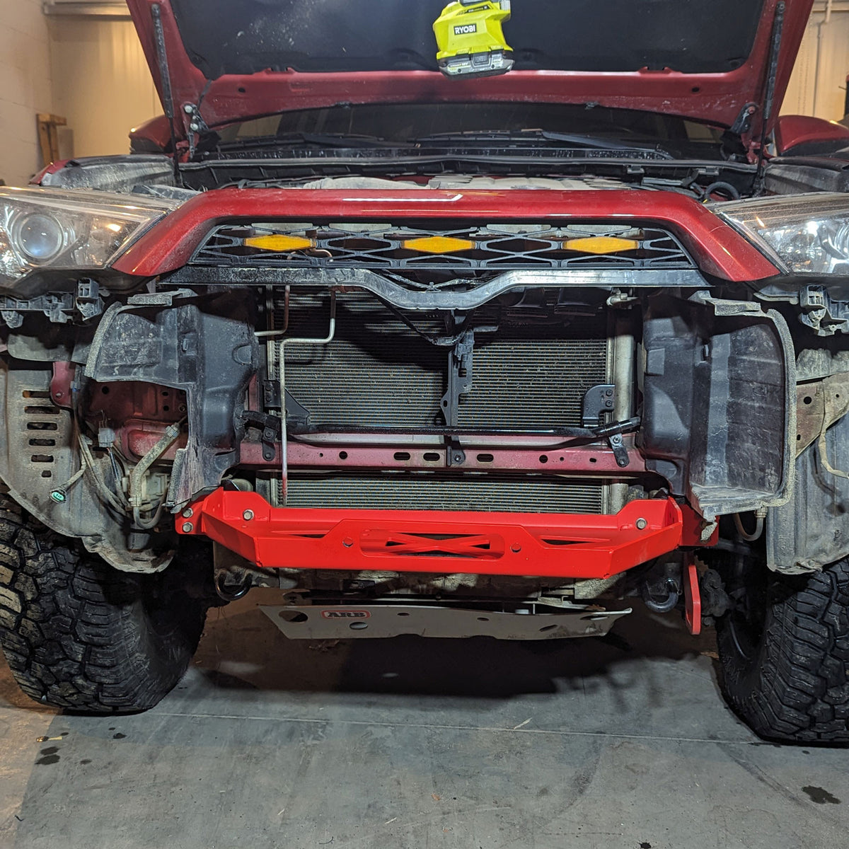 Seilwindenhalterung - TOYOTA 4Runner 5. Gen-4-Bison Gear