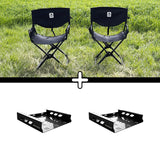 SET: 2 x ELK Stuhl + 2 x Stuhlaufbewahrung