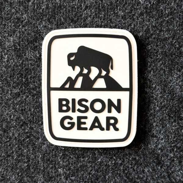"Bison Gear" Patch mit Klettverschluss-1-Bison Gear