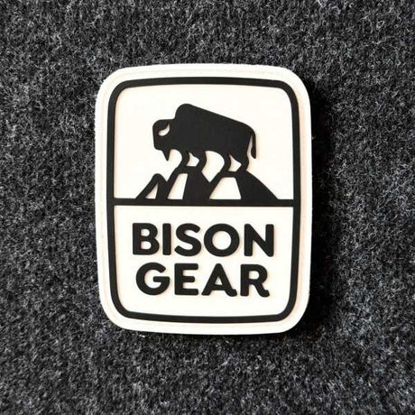 "Bison Gear" Patch mit Klettverschluss-1-Bison Gear