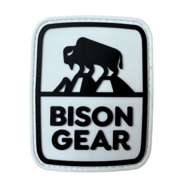 "Bison Gear" Patch mit Klettverschluss-2-Bison Gear