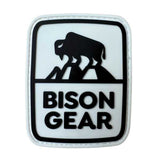 "Bison Gear" Patch mit Klettverschluss-2-Bison Gear