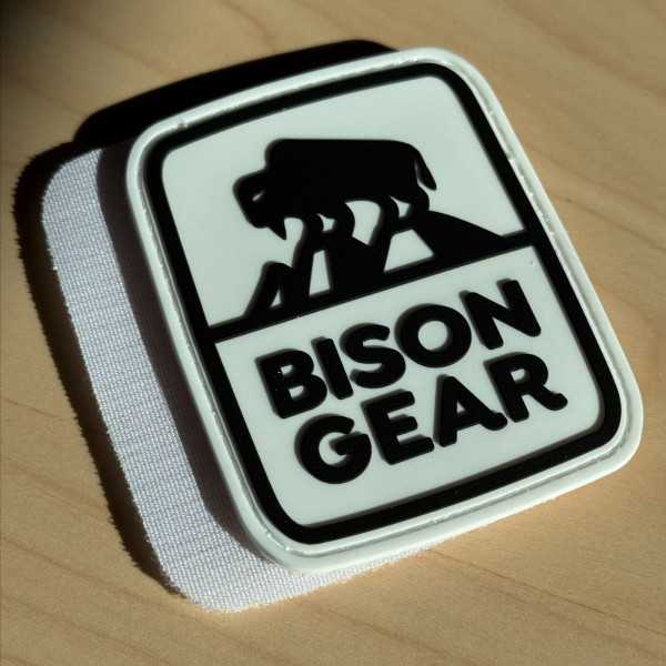 "Bison Gear" Patch mit Klettverschluss-3-Bison Gear