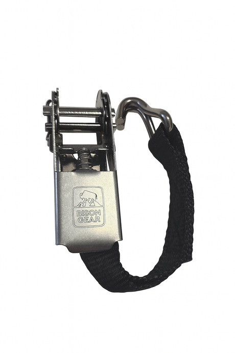 Bison Gear Edelstahlband für Universal-Radhalterung-2-Bison Gear