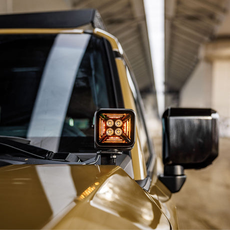 OUTLET: Dark Knight Fortex Arbeitsscheinwerfer 38W Amber-6-Bison Gear