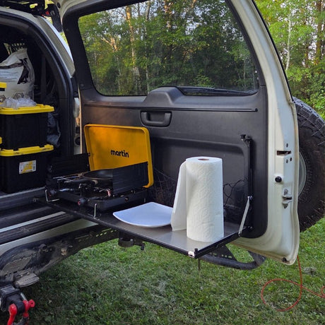 Klapptisch für die Hecktür - Lexus GX, TOYOTA FJ Cruiser, TOYOTA Land Cruiser Prado-10-Bison Gear