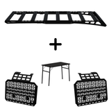 SET: OX PRO Dachträger + 2 x NEUE Paneele (links + rechts) + Tisch - Defender L663 (110)