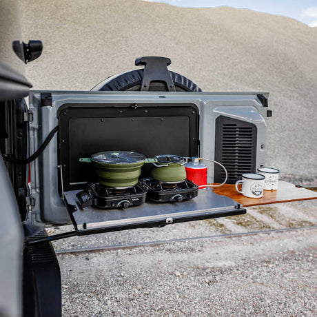 Klapptisch für die Hecktür - Bronco 6G-2-Bison Gear