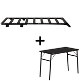 SET: OX PRO Dachträger + Campingtisch - Bronco 6G 4-Türer-1-Bison Gear
