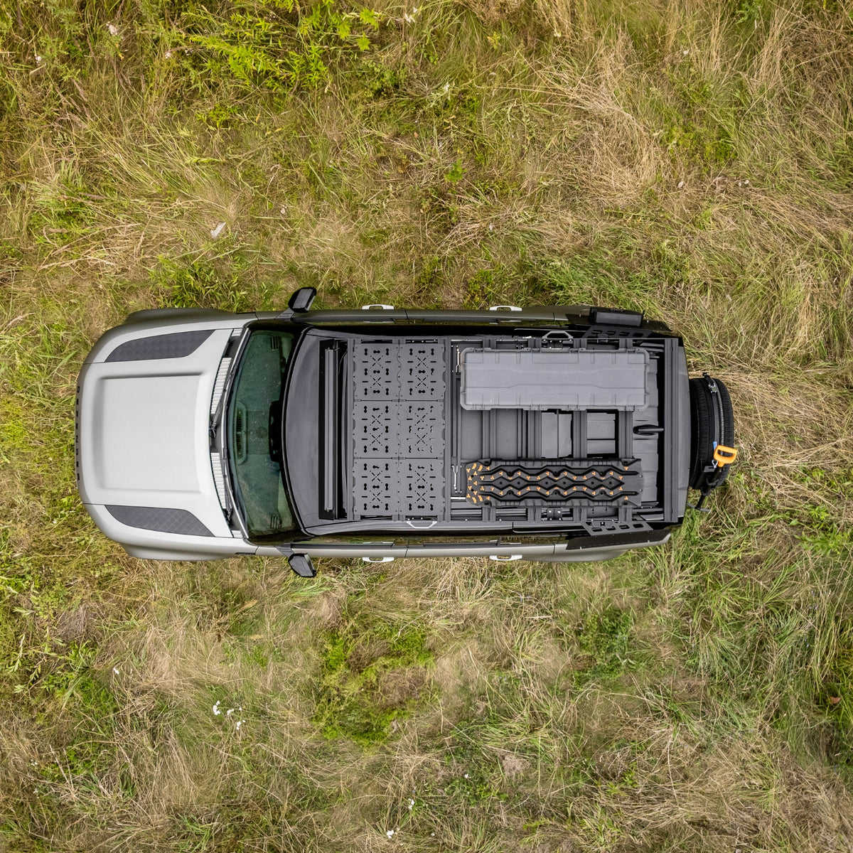 SET: OX PRO Dachträger + Campingtisch - Defender (L663) 110-9-Bison Gear