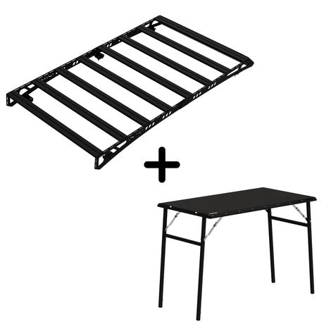 SET: OX PRO Dachträger + Campingtisch - FJ Cruiser-1-Bison Gear