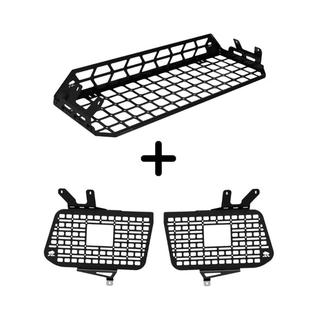 SET: Roof Shelf + 2 Paneele (links + rechts) - LC250/GX550-1-Bison Gear