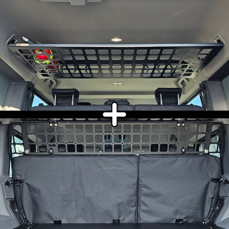 SET: Roof Shelf + Laderaumtrenngitter - Grenadier UTILITY-1-Bison Gear