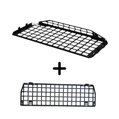 SET: Roof Shelf + Laderaumtrenngitter - LC120/GX470-1-Bison Gear