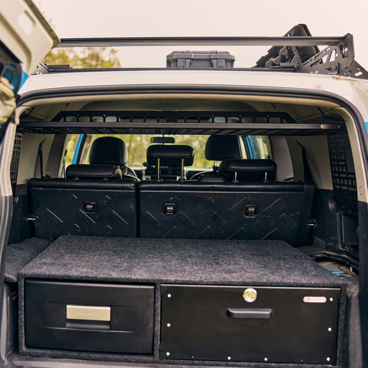 SET: Roof Shelf + Laderaumtrenngitter - TOYOTA FJ Cruiser-2-Bison Gear