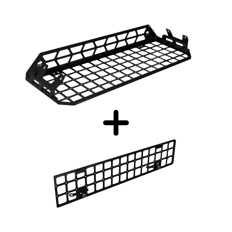 SET: Roof Shelf + Laderaumtrenngitter - LC250/GX550-1-Bison Gear