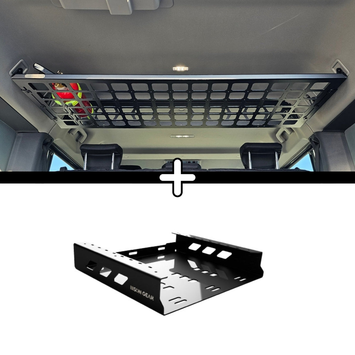 SET: Roof Shelf + Stuhlaufbewahrung - Grenadier (Utility)-1-Bison Gear