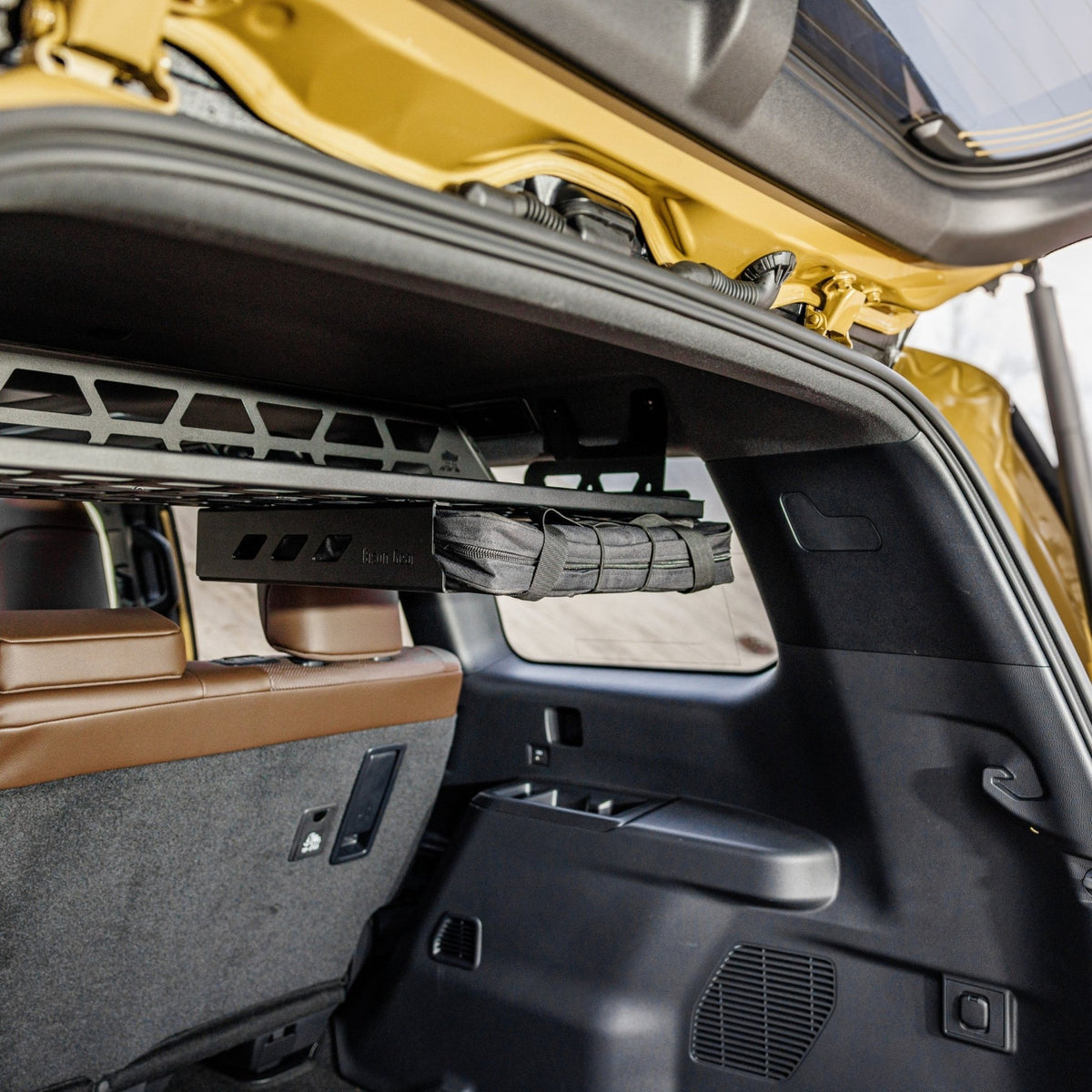 SET: Roof Shelf + Laderaumtrenngitter + Fach unter dem Roof Shelf - LC250/GX550-12-Bison Gear