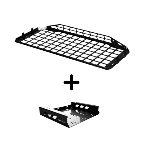 SET: Roof Shelf + Stuhlaufbewahrung - LC120/GX470-1-Bison Gear