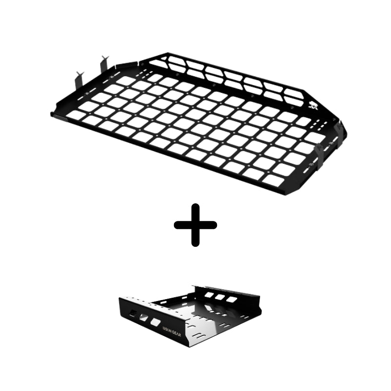 SET: Roof Shelf + Stuhlaufbewahrung - LC150/GX460-1-Bison Gear