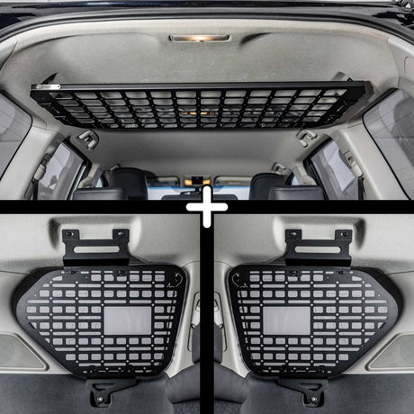 SET: Roof Shelf + Paneele (links + rechts) - LC150/GX460-1-Bison Gear