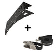 SET: Universal-Radhalterung + NEUES Edelstahlband-1-Bison Gear