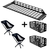 SET: Roof Shelf + 2x YAK Stuhl + 2x YAK Stuhlhalterung - 4Runner 6. Gen