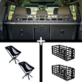 SET: Roof Shelf + 2x YAK Stuhl + 2x YAK Stuhlhalterung - Defender L663 (110)