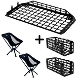 SET: Roof Shelf + 2x YAK Stuhl + 2x YAK Stuhlhalterung - LC150/GX460