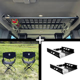 SET: Roof Shelf + 2x ELK Stuhl + 2x Stuhlaufbewahrung - Grenadier (Utility)