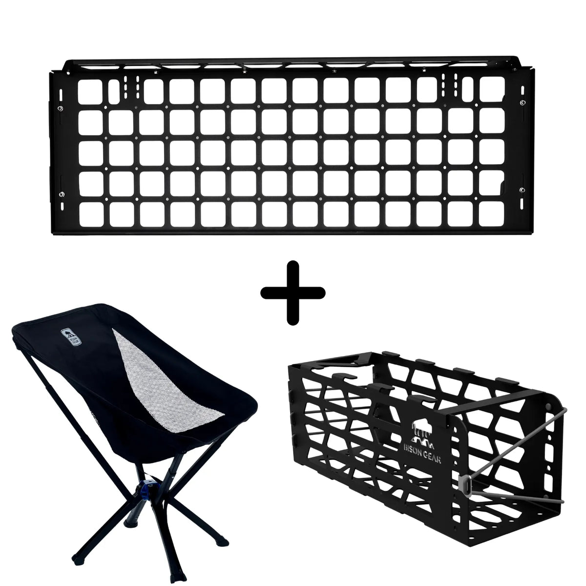 SET: Roof Shelf + YAK Stuhl + YAK Stuhlhalterung - 4Runner 5. Gen