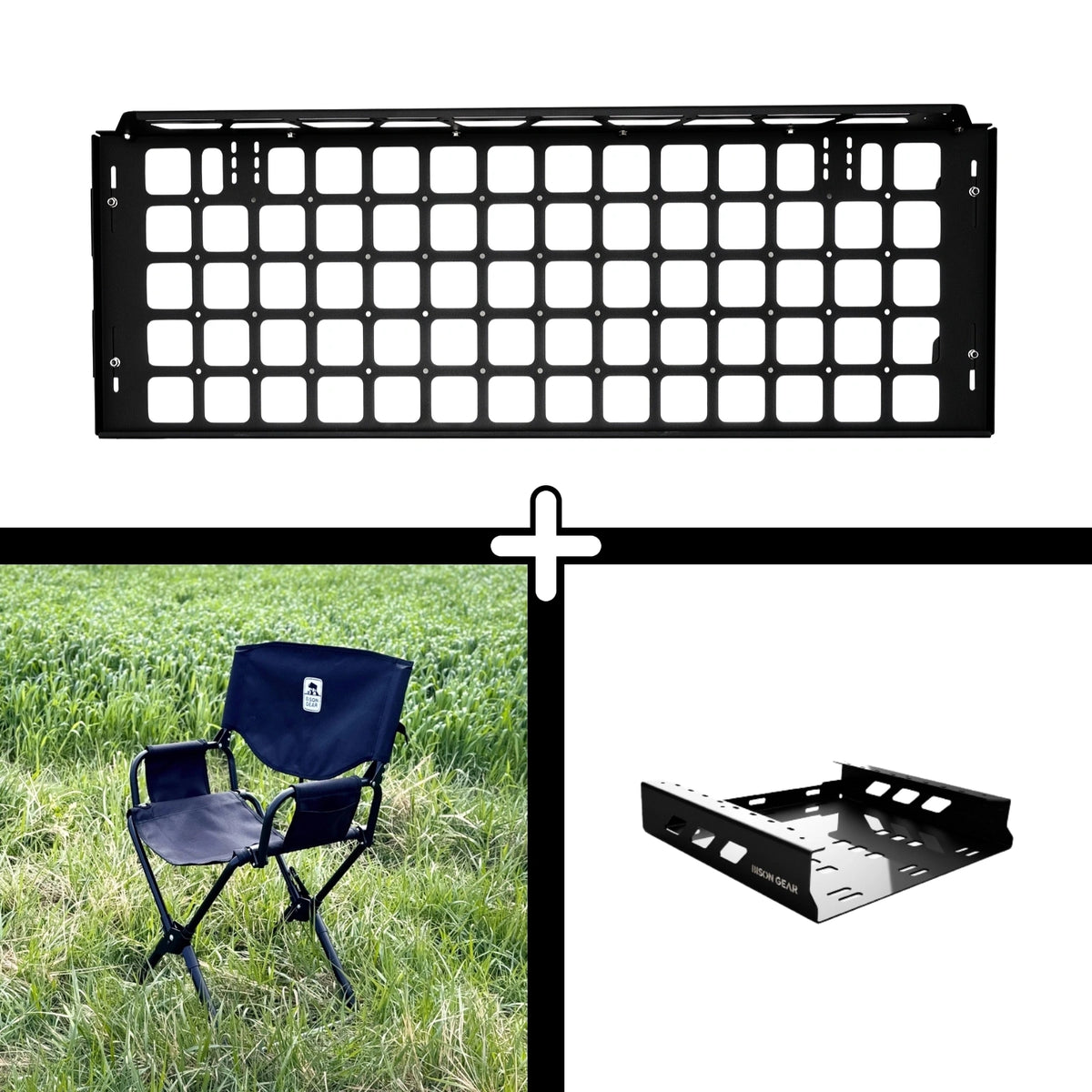 SET: Roof Shelf + ELK Stuhl + Stuhlaufbewahrung - 4Runner 5. Gen