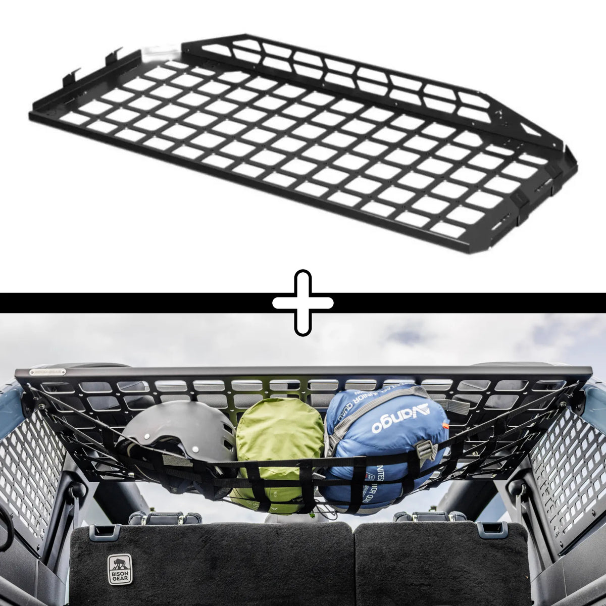 SET: Roof Shelf + Universal-Netz - LC120/GX470