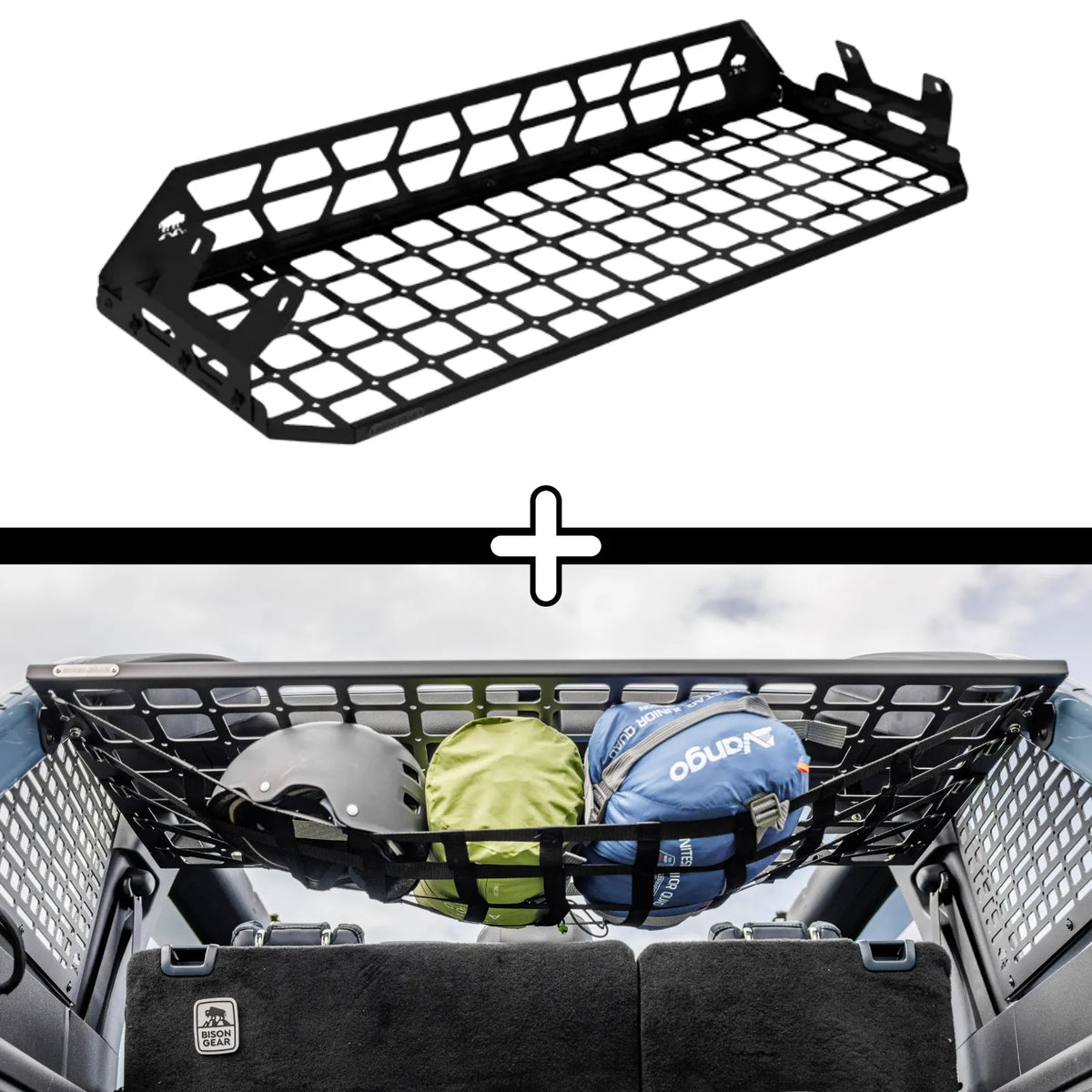 SET: Roof Shelf + Universal-Netz - LC250/GX550
