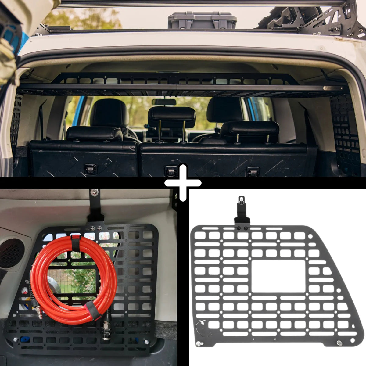 SET: Roof Shelf + 2x Paneele (links+rechts OHNE SUB) - FJ Cruiser