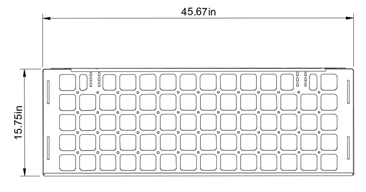 Roof Shelf + 2 Paneele (links + rechts) SET - 4Runner 5. Gen-6-Bison Gear