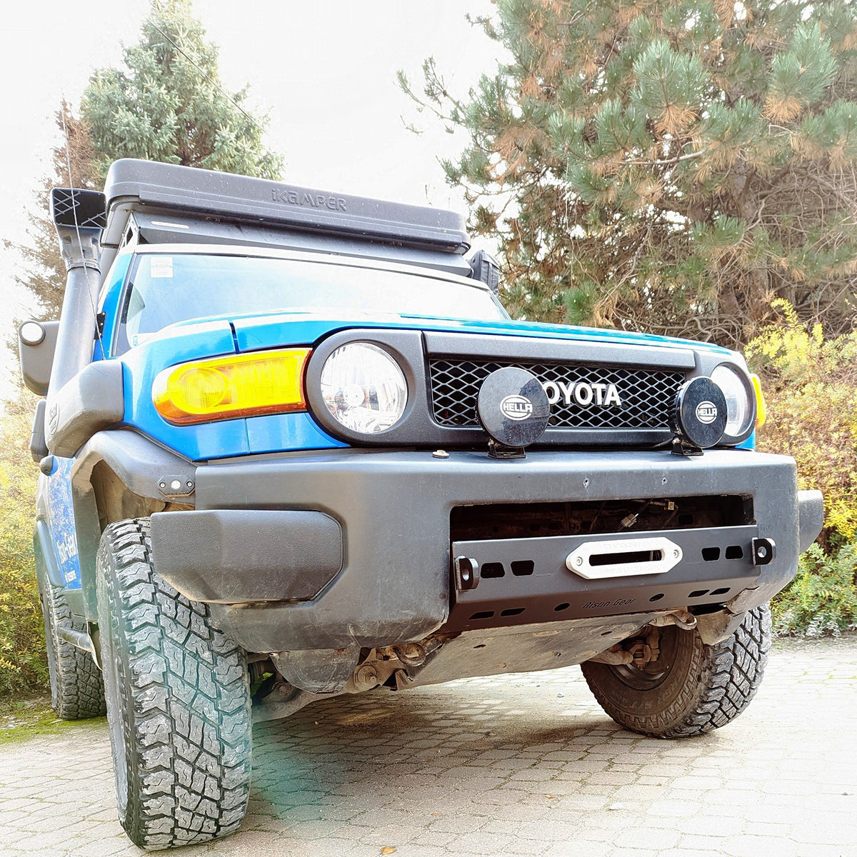 Seilwinden-Stoßstange - FJ Cruiser-2-Bison Gear